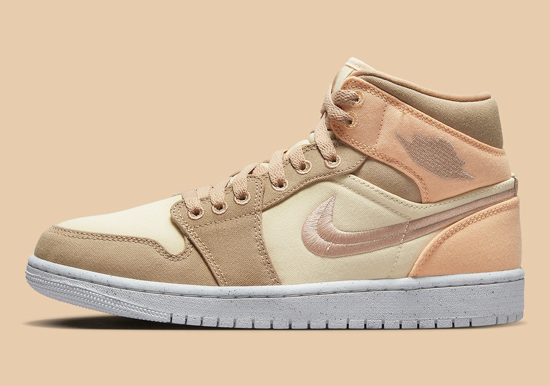 JD1 MID CANVAS KHAKI (WOMENS)