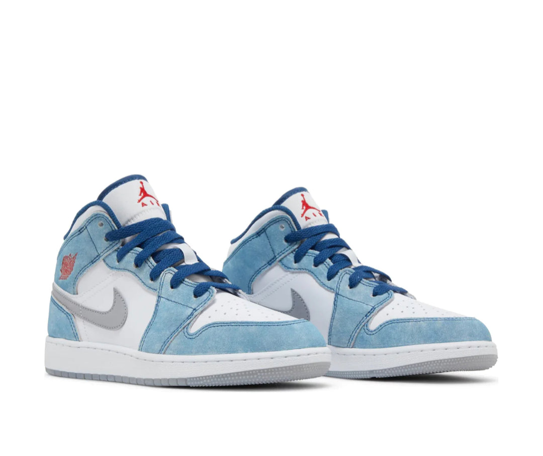 JD1 MID FRENCH BLUE FIRE RED (GS & MENS)