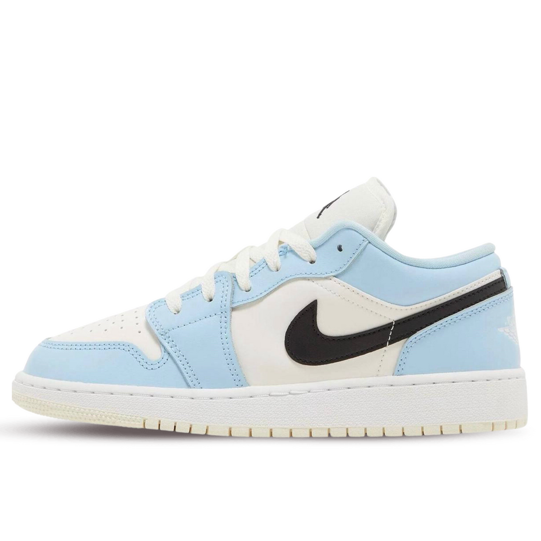 JD1 LOW ICE BLUE BLACK (GS & MENS)