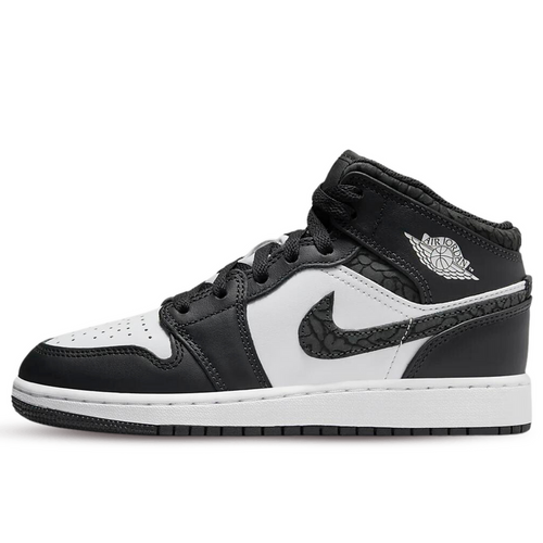 JD1 MID OFF NOIR BLACK / PANDA ELEPHANT