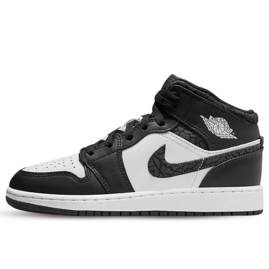JD1 MID OFF NOIR BLACK / PANDA ELEPHANT