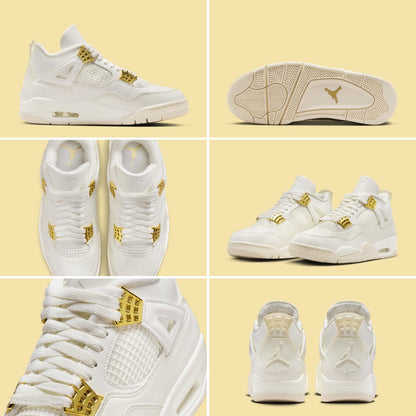 JD4 RETRO METALLIC GOLD (WOMENS)