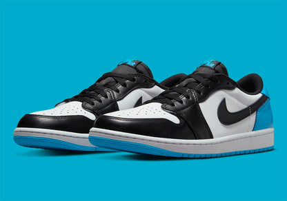 JD1 RETRO LOW OG BLACK DARK POWDER BLUE (GS & MENS)