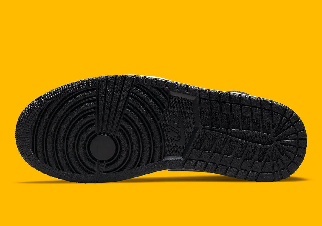 JORDAN 1 MID WHITE POLLEN BLACK (GS & MENS)