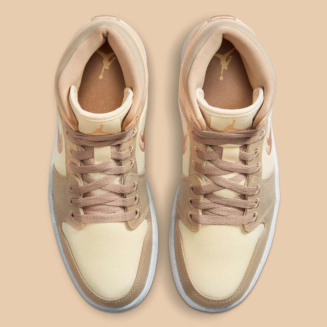 JD1 MID CANVAS KHAKI (WOMENS)