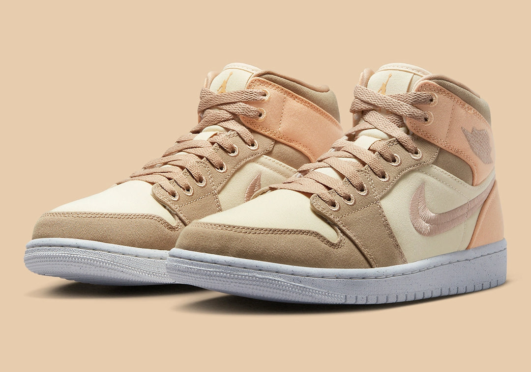 JD1 MID CANVAS KHAKI (WOMENS)