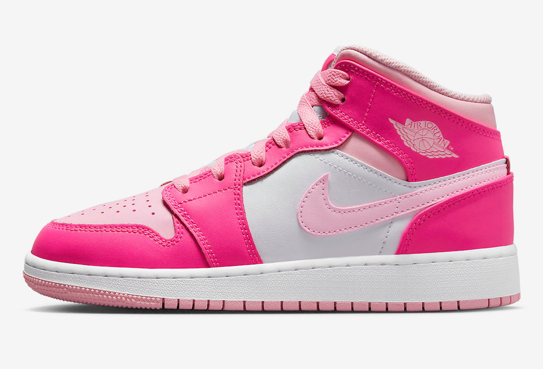JD1 MID FIERCE PINK (GS & WOMENS)