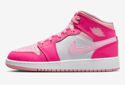 JD1 MID FIERCE PINK (GS & WOMENS)