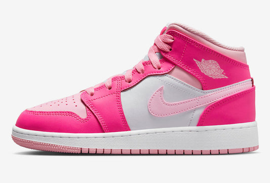JD1 MID FIERCE PINK (GS & WOMENS)